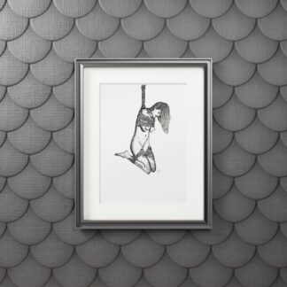 BlueRopeFaerie Wrapped - Fine Shibari Art Prints - Bondage, BDSM, Fetish