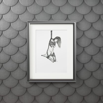 BlueRopeFaerie Wrapped - Fine Shibari Art Prints - Bondage, BDSM, Fetish