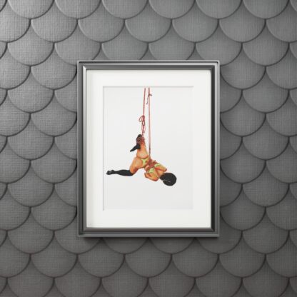 The Shark and the Rope - Fine Shibari Art Prints - Bondage, BDSM, Fetish