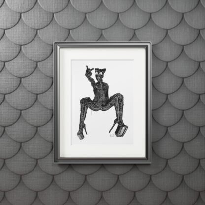 No Chance Loser - Fine Dominatrix Art Prints - Latex, BDSM, Fetish