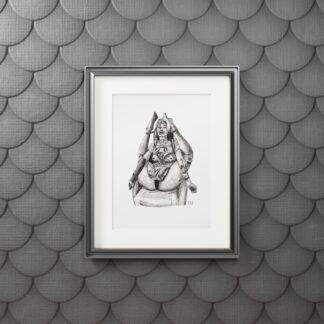 The Brat Chair - Fine Shibari Art Prints - Bondage, BDSM, Fetish
