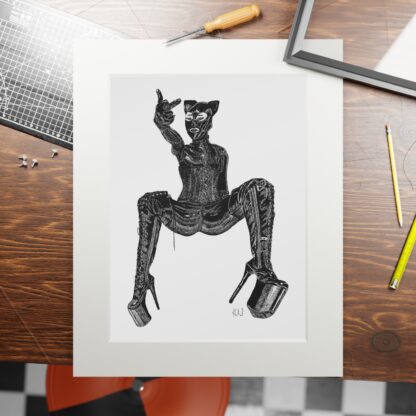 No Chance Loser - Fine Dominatrix Art Prints - Latex, BDSM, Fetish - Image 4