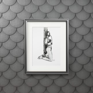 Not going anywhere - Fine Shibari Art Prints - Bondage, BDSM, Fetish