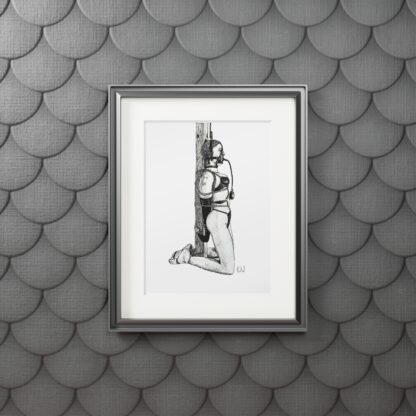 Not going anywhere - Fine Shibari Art Prints - Bondage, BDSM, Fetish