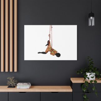The Shark and the Rope - Shibari Art Canvas - Bondage, BDSM, Fetish