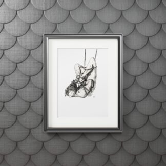 Meditation - Fine Shibari Art Prints - Bondage, BDSM, Fetish
