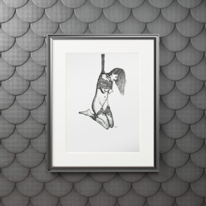 BlueRopeFaerie Wrapped - Fine Shibari Art Prints - Bondage, BDSM, Fetish - Image 3