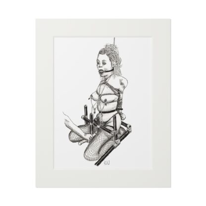 Good Girl - Fine Device Bondage Art Prints - Shibari, BDSM, Fetish - Image 4