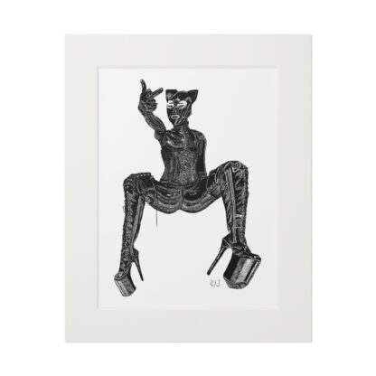 No Chance Loser - Fine Dominatrix Art Prints - Latex, BDSM, Fetish - Image 5