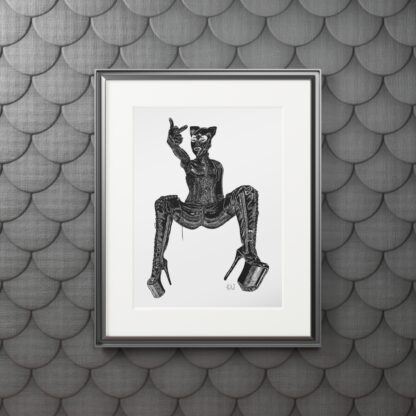 No Chance Loser - Fine Dominatrix Art Prints - Latex, BDSM, Fetish - Image 3