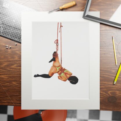 The Shark and the Rope - Fine Shibari Art Prints - Bondage, BDSM, Fetish - Image 3