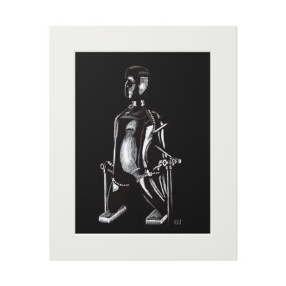 Blackout - Fine Device Bondage Art Prints - Latex, BDSM, Fetish - Image 7