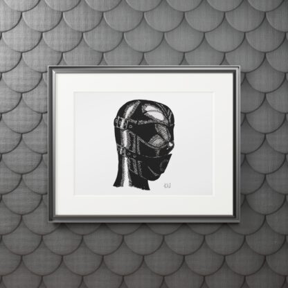 Innerspace - Fine Fetish Wear Art Prints - Latex Hood, BDSM, Fetish - Image 9