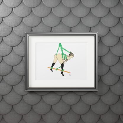 Bamboo Tied - Fine Shibari Art Prints - Bondage, BDSM, Fetish - Image 2