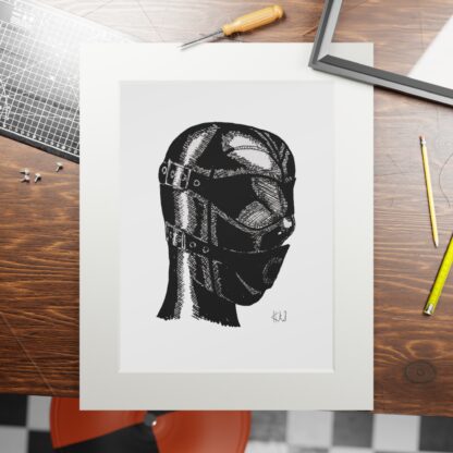 Innerspace - Fine Fetish Wear Art Prints - Latex Hood, BDSM, Fetish - Image 4