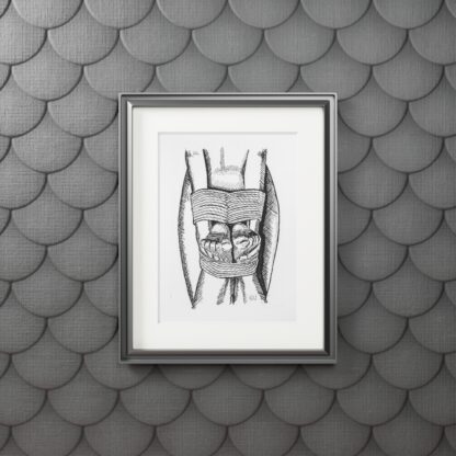 Touch Your Toes - Fine Shibari Art Prints - Bondage, BDSM, Fetish