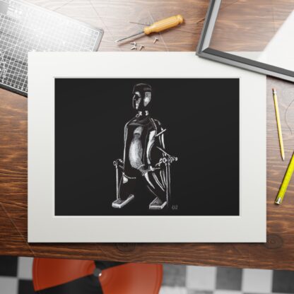 Blackout - Fine Device Bondage Art Prints - Latex, BDSM, Fetish - Image 4