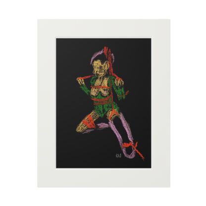 Pinned Back - Fine Shibari Art Prints - Bondage, BDSM, Fetish - Image 6