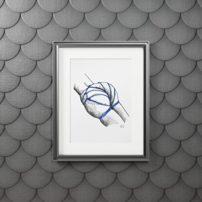 Basketcase - Fine Shibari Art Prints - Bondage, BDSM, Fetish