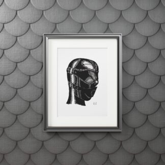 Innerspace - Fine Fetish Wear Art Prints - Latex Hood, BDSM, Fetish