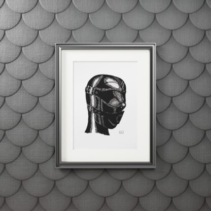 Innerspace - Fine Fetish Wear Art Prints - Latex Hood, BDSM, Fetish