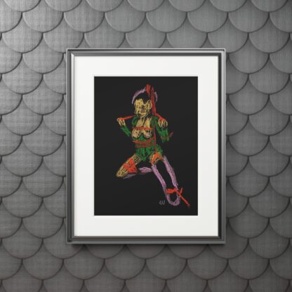 Pinned Back - Fine Shibari Art Prints - Bondage, BDSM, Fetish - Image 8