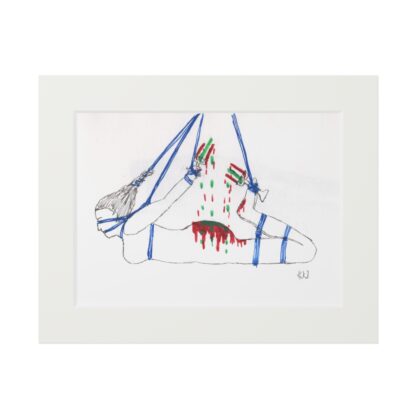 The Candelabra - Fine Wax Play Art Prints - Shibari, BDSM, Fetish