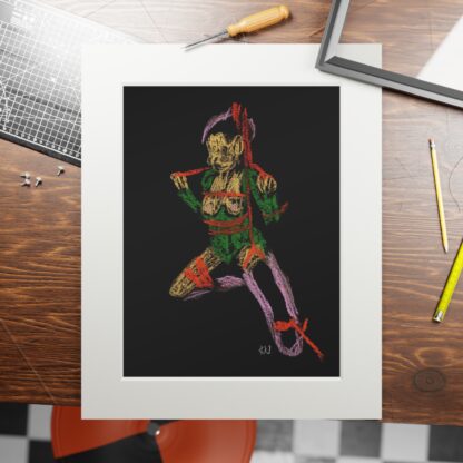 Pinned Back - Fine Shibari Art Prints - Bondage, BDSM, Fetish - Image 9