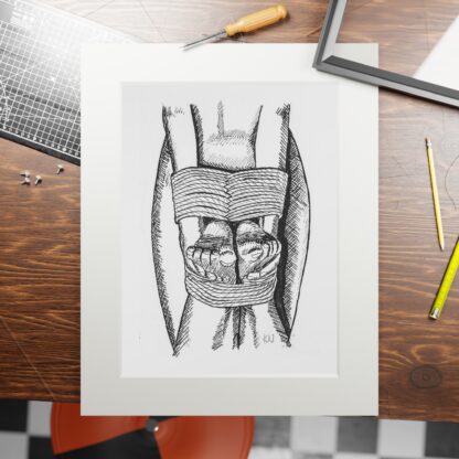 Touch Your Toes - Fine Shibari Art Prints - Bondage, BDSM, Fetish - Image 4