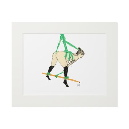 Bamboo Tied - Fine Shibari Art Prints - Bondage, BDSM, Fetish - Image 3