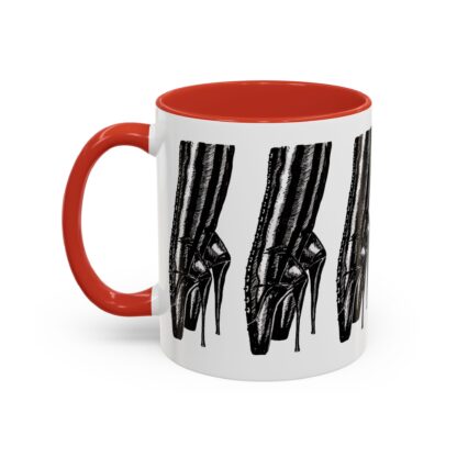En Pointe - Fetish Coffee Mug, Multiple Colours, Gift for Kinky BDSM couples, Footwear Ballet Heels - Image 3