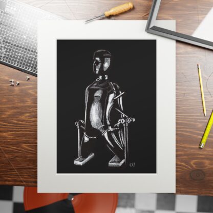 Blackout - Fine Device Bondage Art Prints - Latex, BDSM, Fetish - Image 9