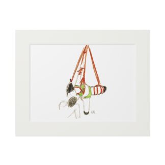 Kiss in the Balance - Fine Shibari Art Prints - Bondage, BDSM, Fetish