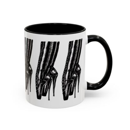 En Pointe - Fetish Coffee Mug, Multiple Colours, Gift for Kinky BDSM couples, Footwear Ballet Heels - Image 6