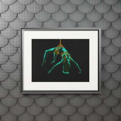 Falling - Bondage shibari art print, BDSM, Fetish - Image 8