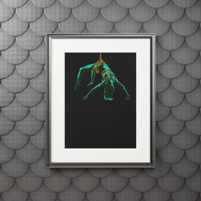 Falling - Bondage shibari art print, BDSM, Fetish - Image 4